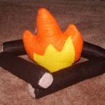 Felt Campfire Playset