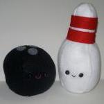 Kawaii Bowling Plushie Set