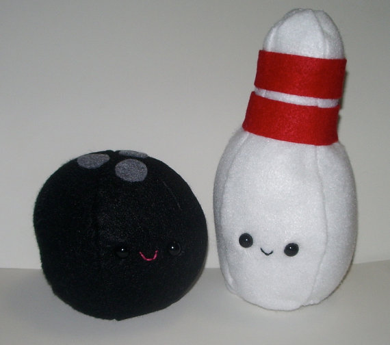 Kawaii Bowling Plushie Set