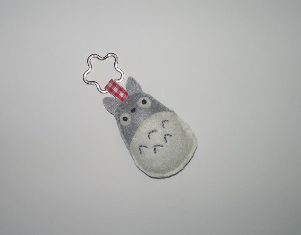 Made to Order Totoro Inspired Felt Plush Keychain