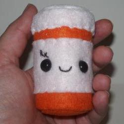 Made to Order Kawaii Prescription Bottle Plushie